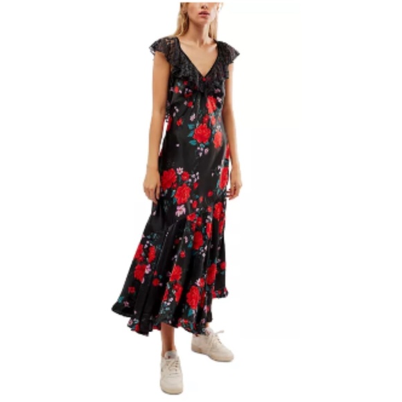 New FREE PEOPLE Warm Hearts Dress - Picture 1 of 4